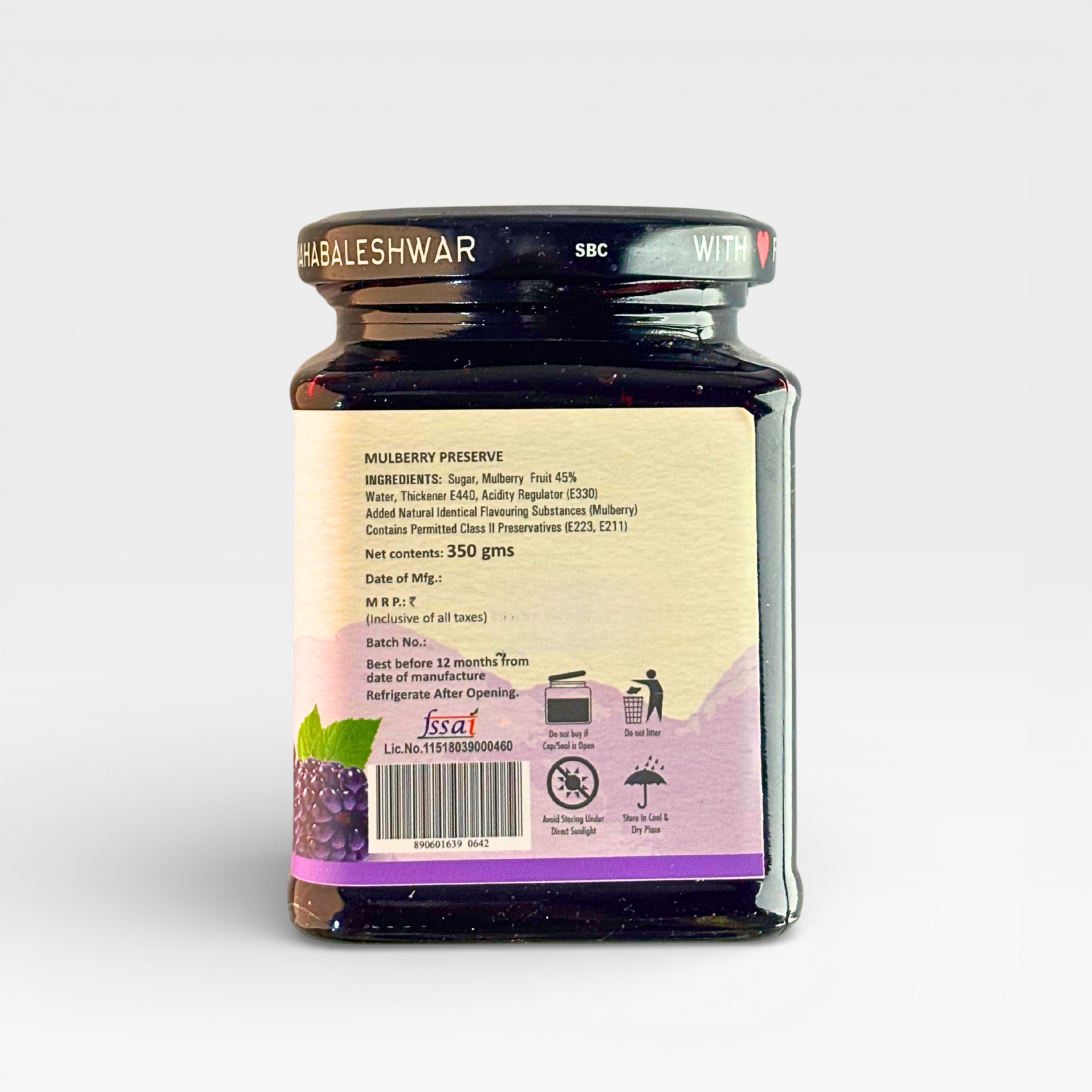 Mulberry Preserve (350gm)