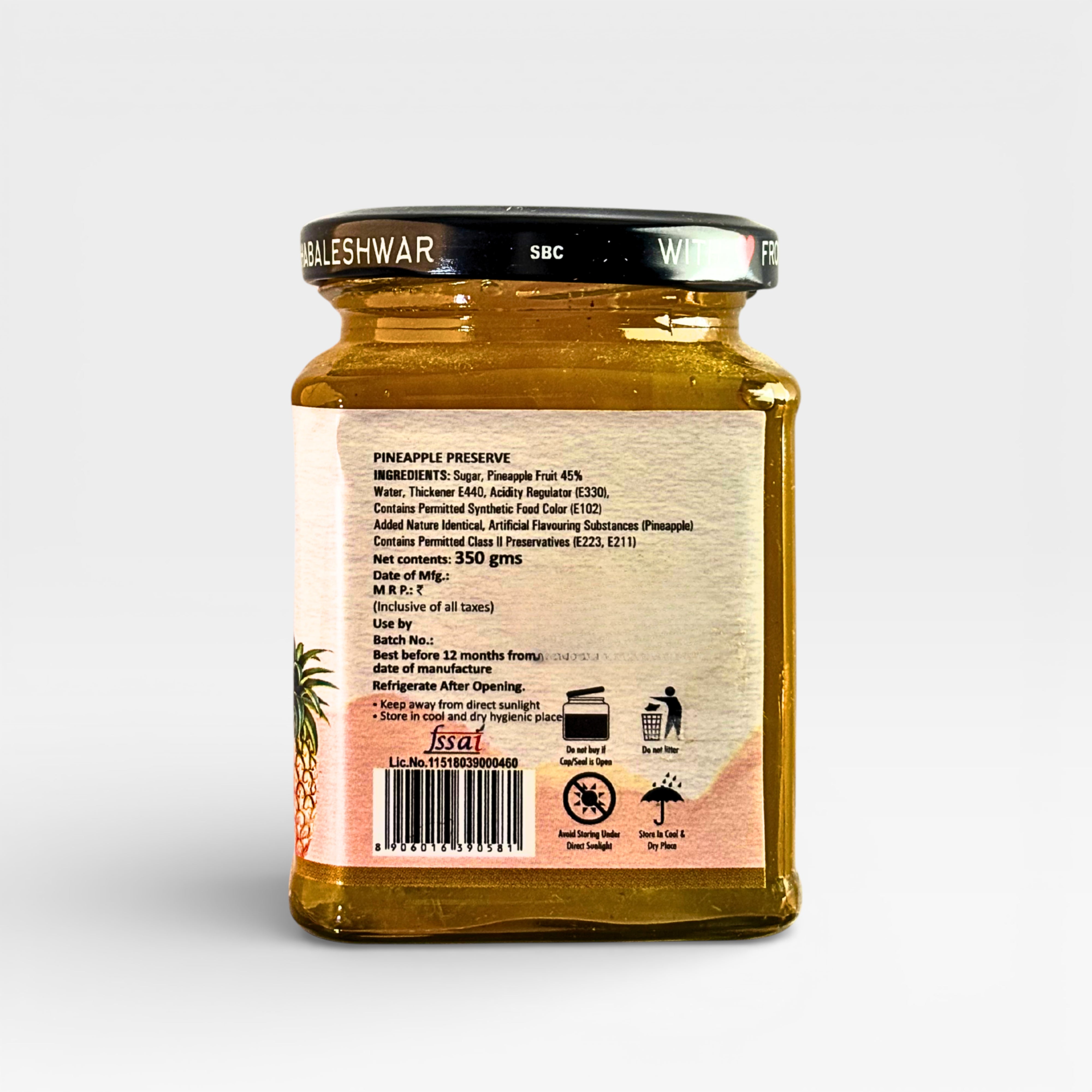 Pineapple Preserve (350gm)