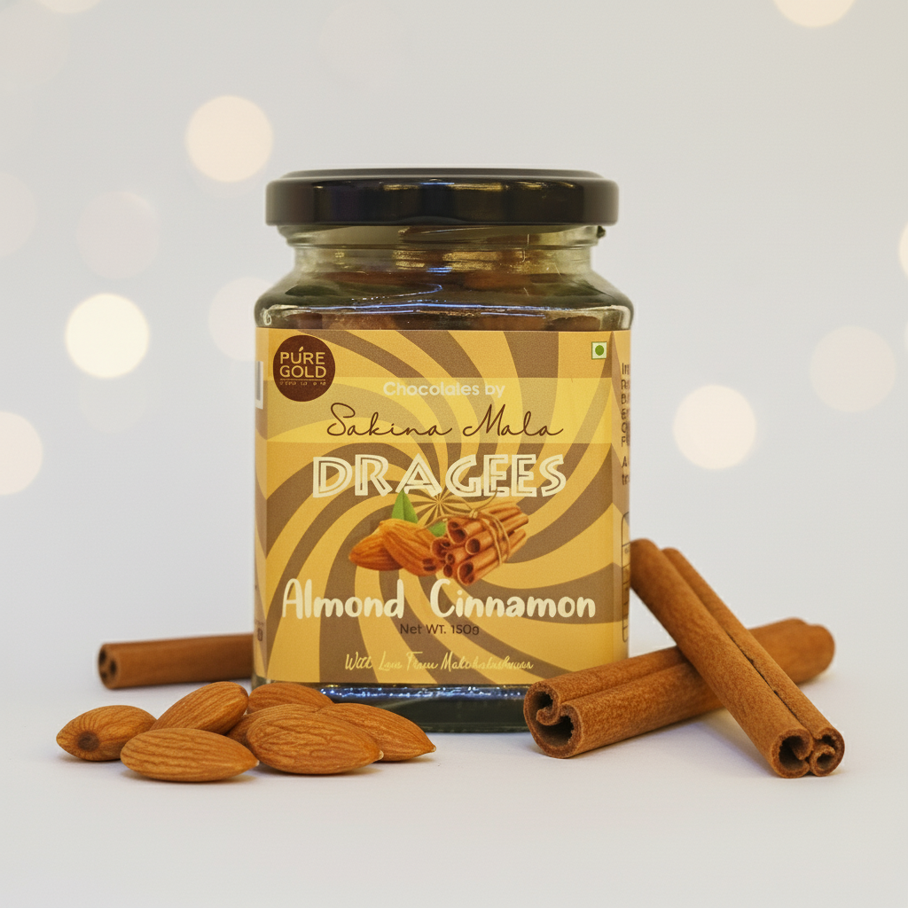 Almond Cinnamon Dragees (150gm)