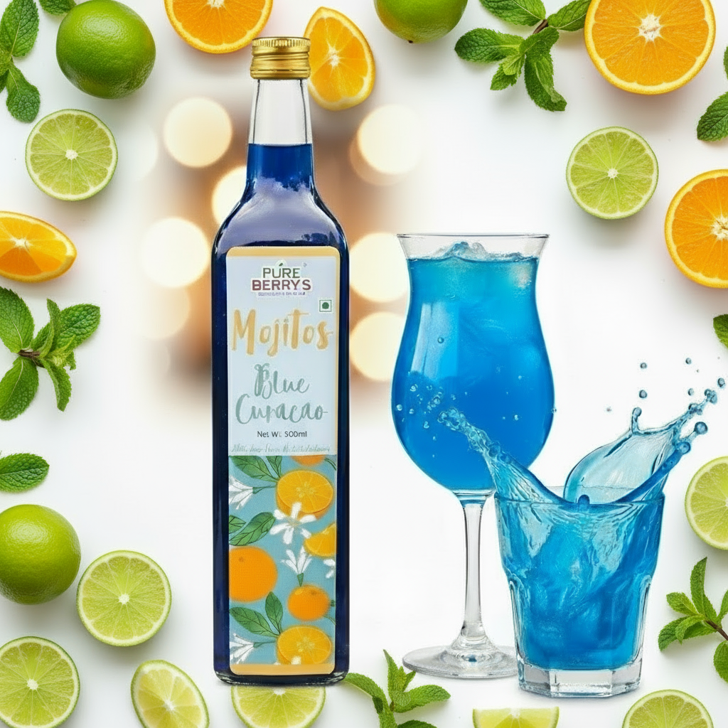Blue Curacao Mojito (500ml)