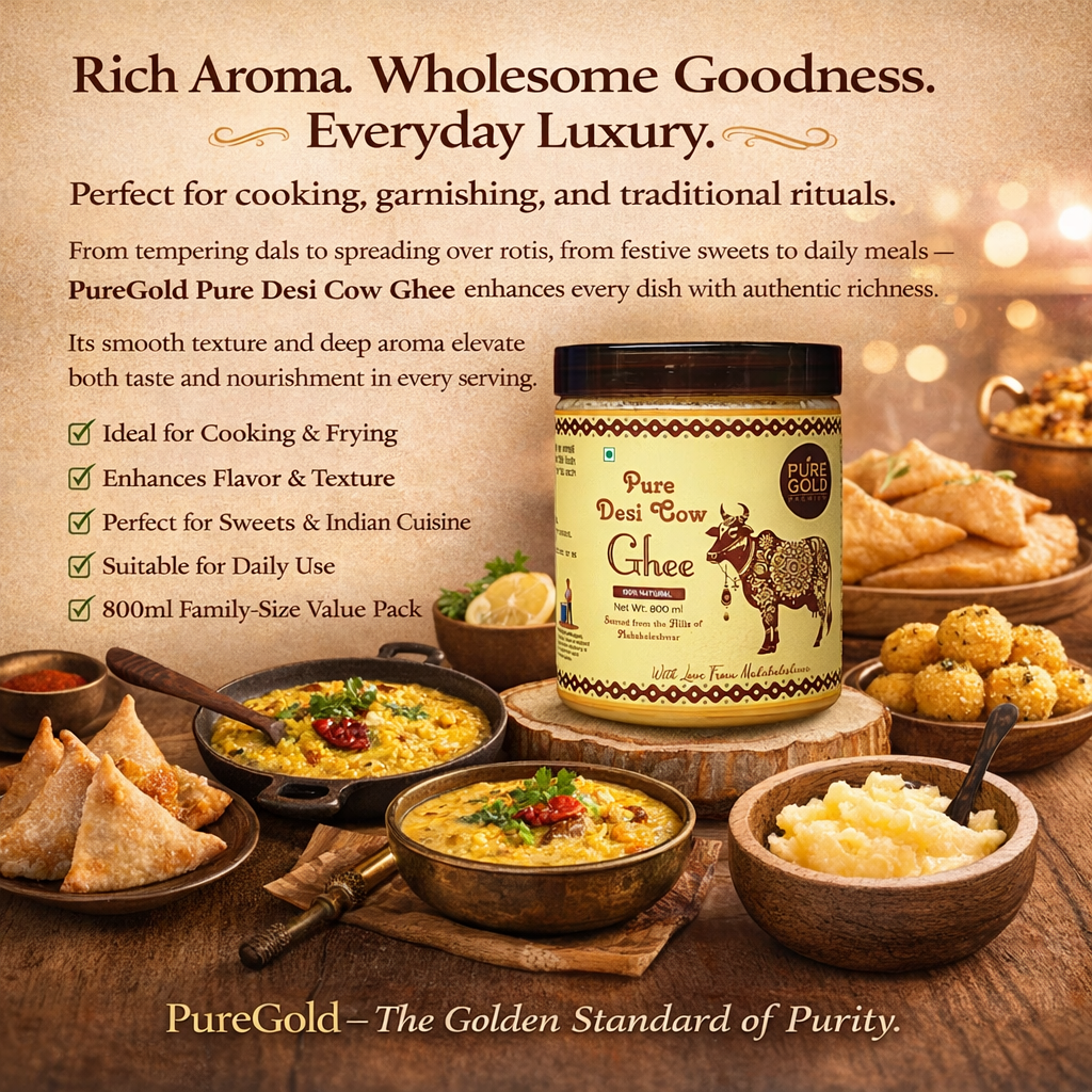 Pure Desi Cow Ghee(500ml)