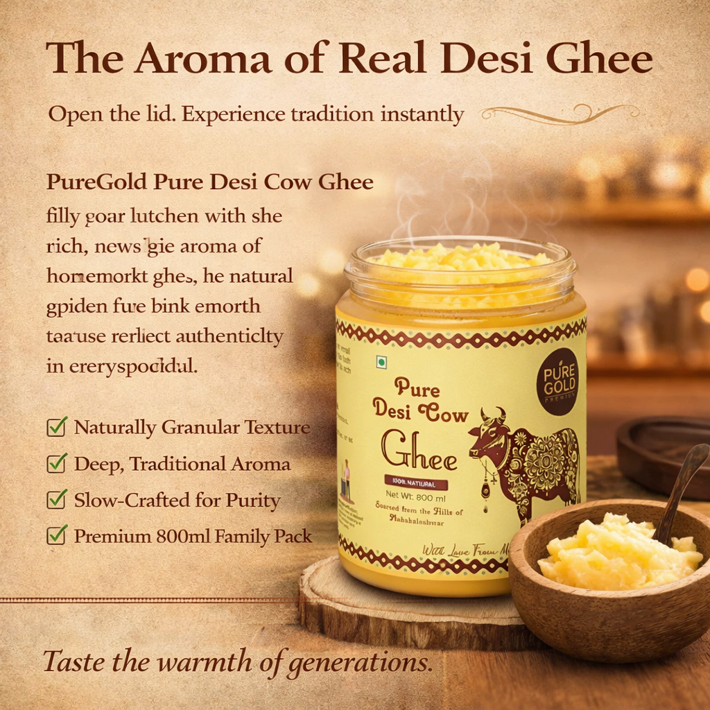 Pure Desi Cow Ghee(500ml)