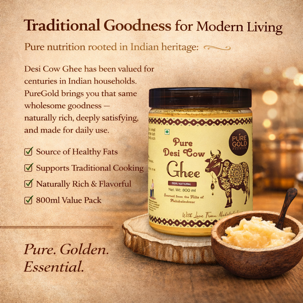 Pure Desi Cow Ghee(500ml)