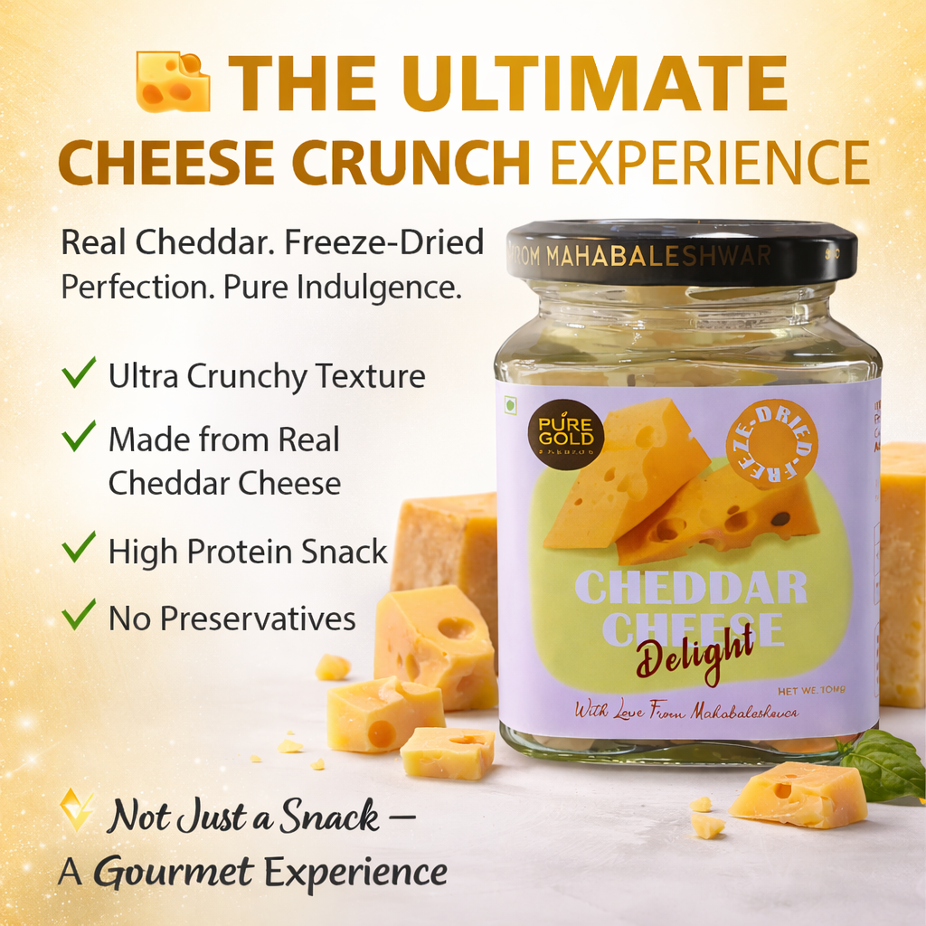 Pure Gold Dried Cheddar Cheese Delight