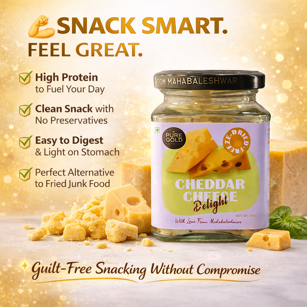 Pure Gold Dried Cheddar Cheese Delight