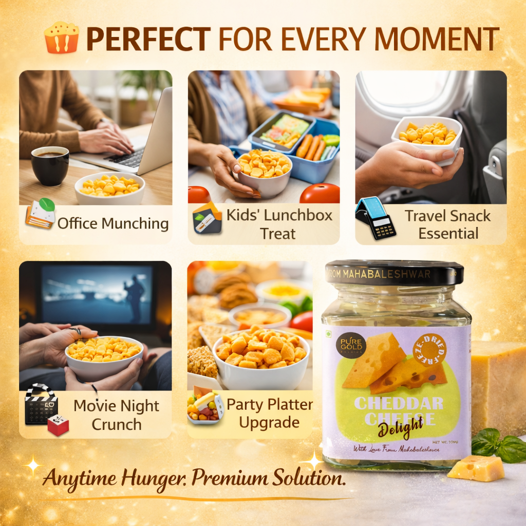 Pure Gold Dried Cheddar Cheese Delight