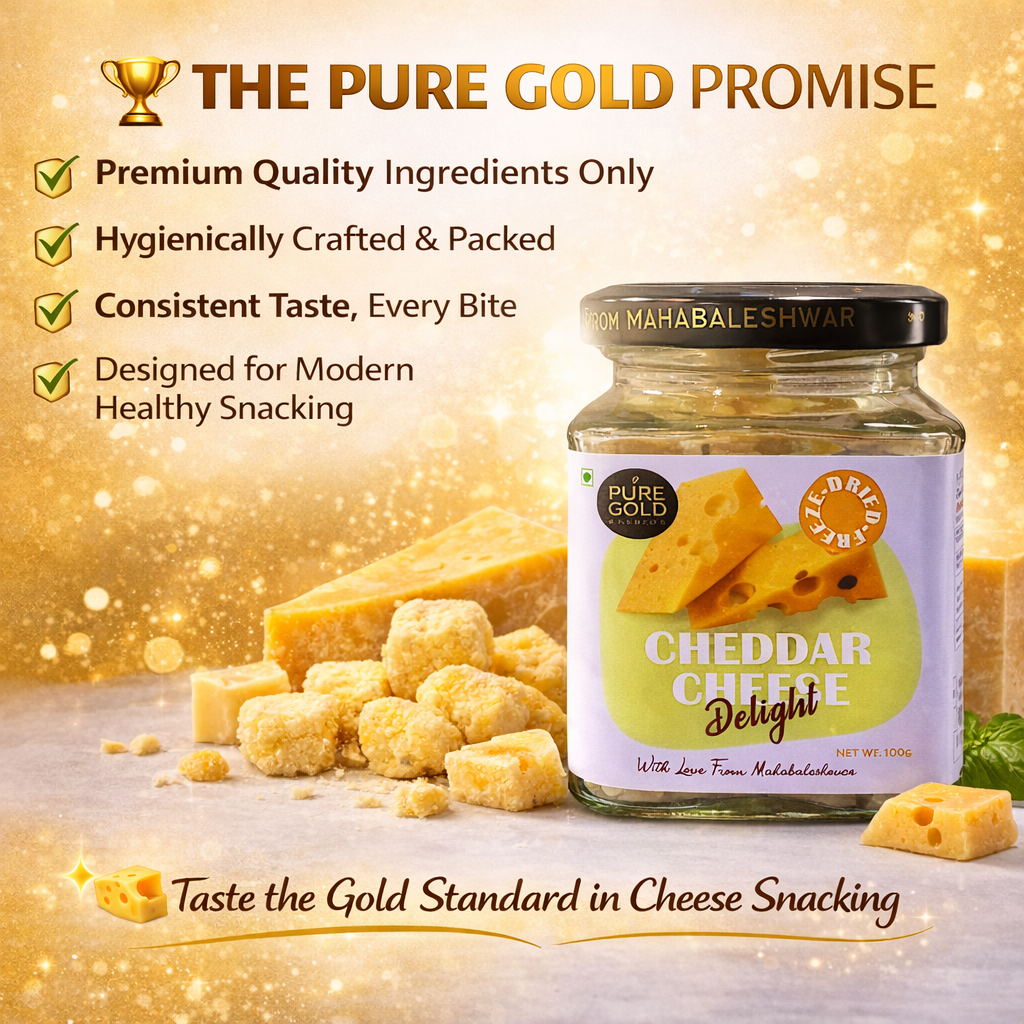 Pure Gold Dried Cheddar Cheese Delight