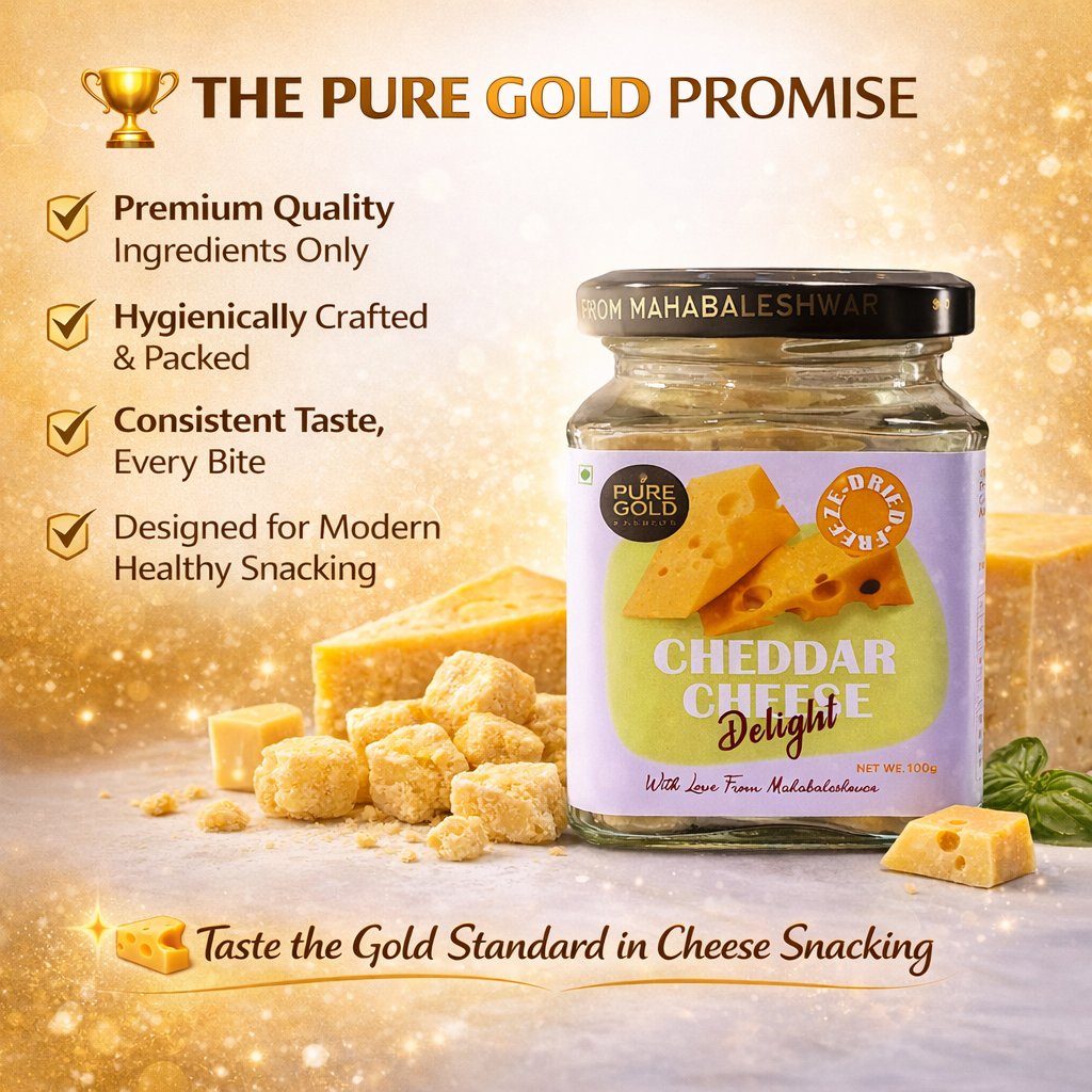 Pure Gold Dried Cheddar Cheese Delight