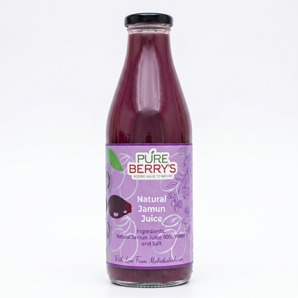 Natural Jamun Juice 90% Pulp
