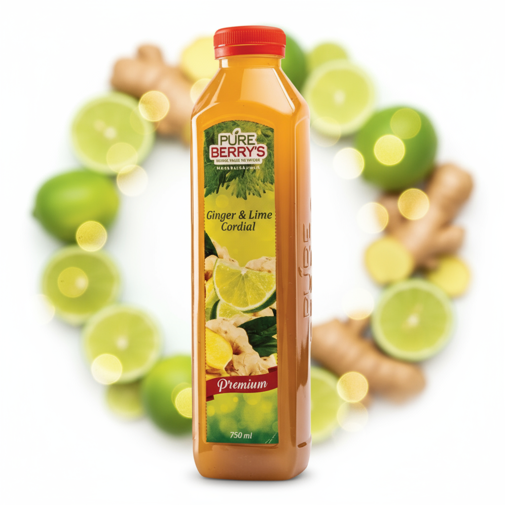 Ginger Lime Syrup (750ml)