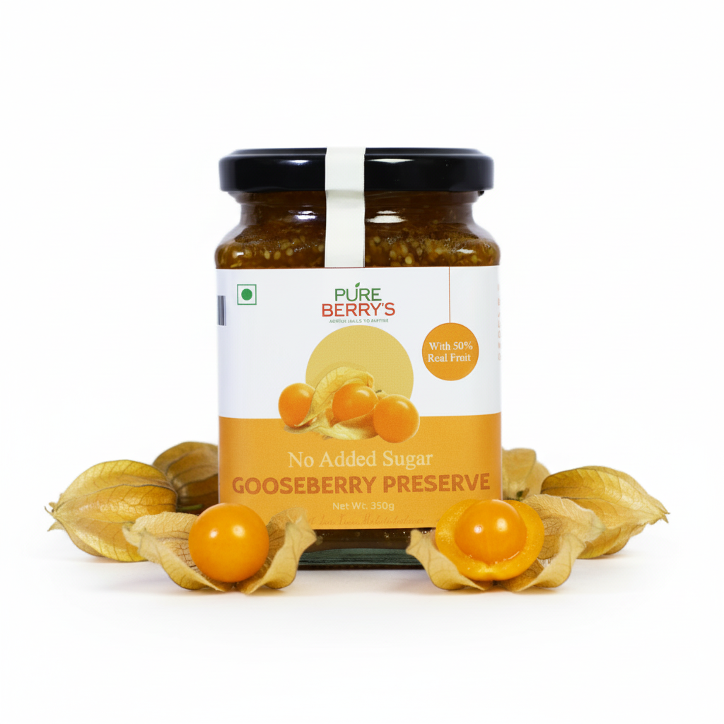 Sugar Free Gooseberry Preserve - 350gm