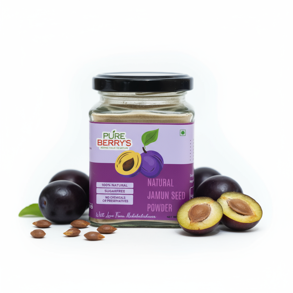 Natural Jamun Seed Powder (125gm)