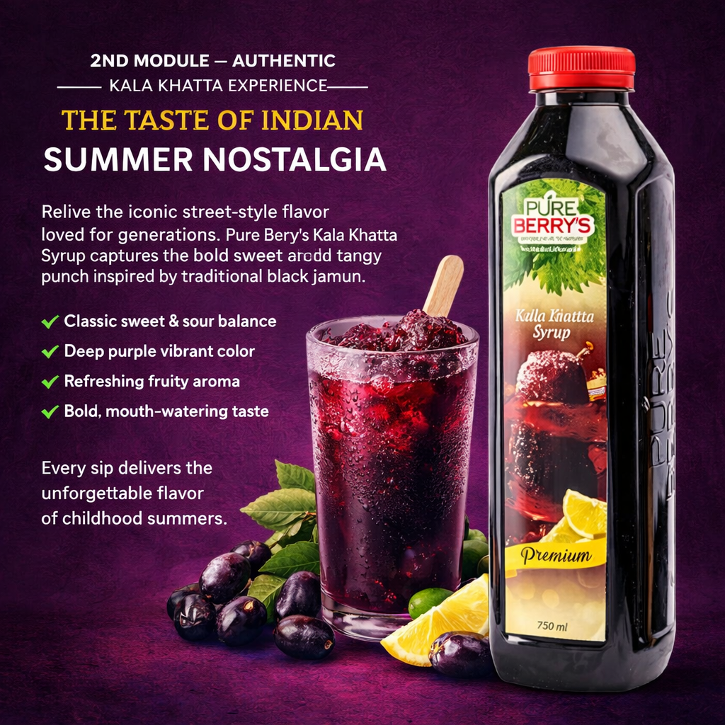 Kala Khatta Syrup (750ml)