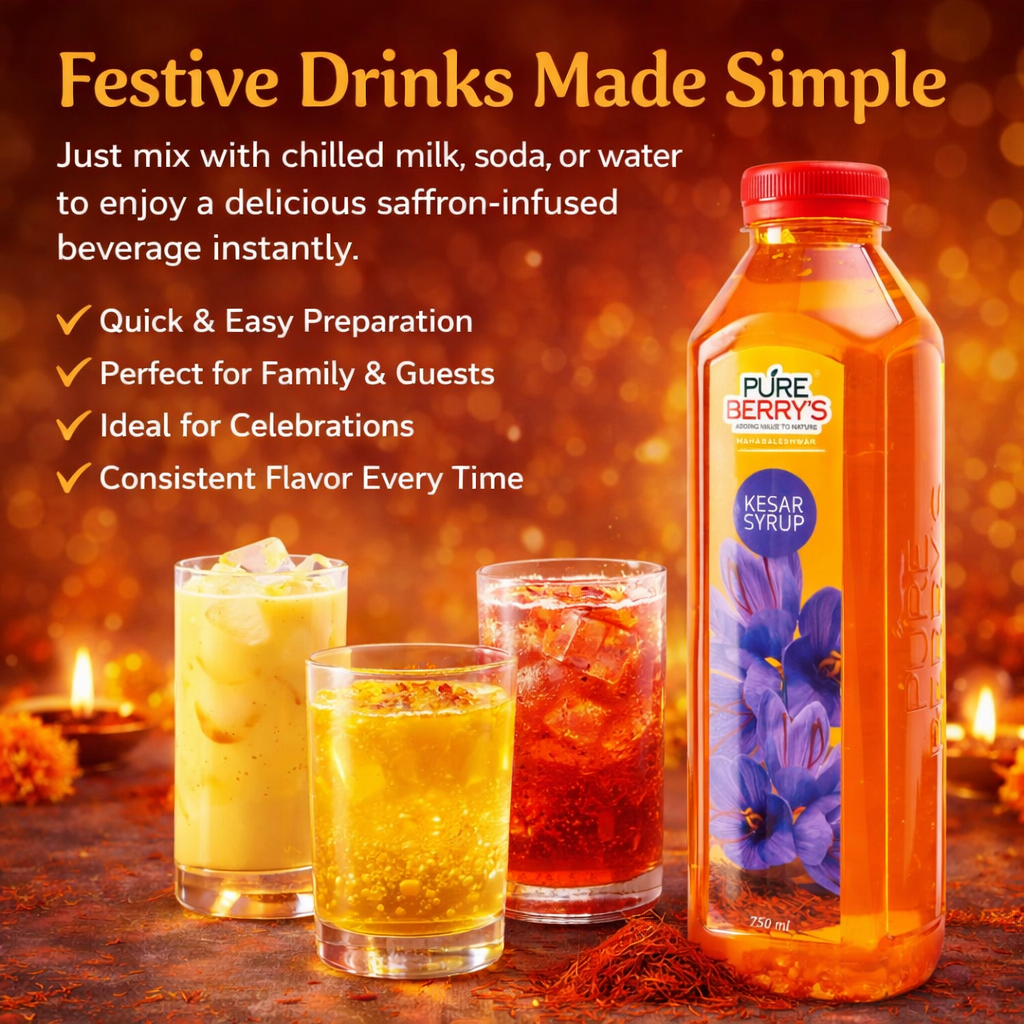 Kesar Syrup (750ml)