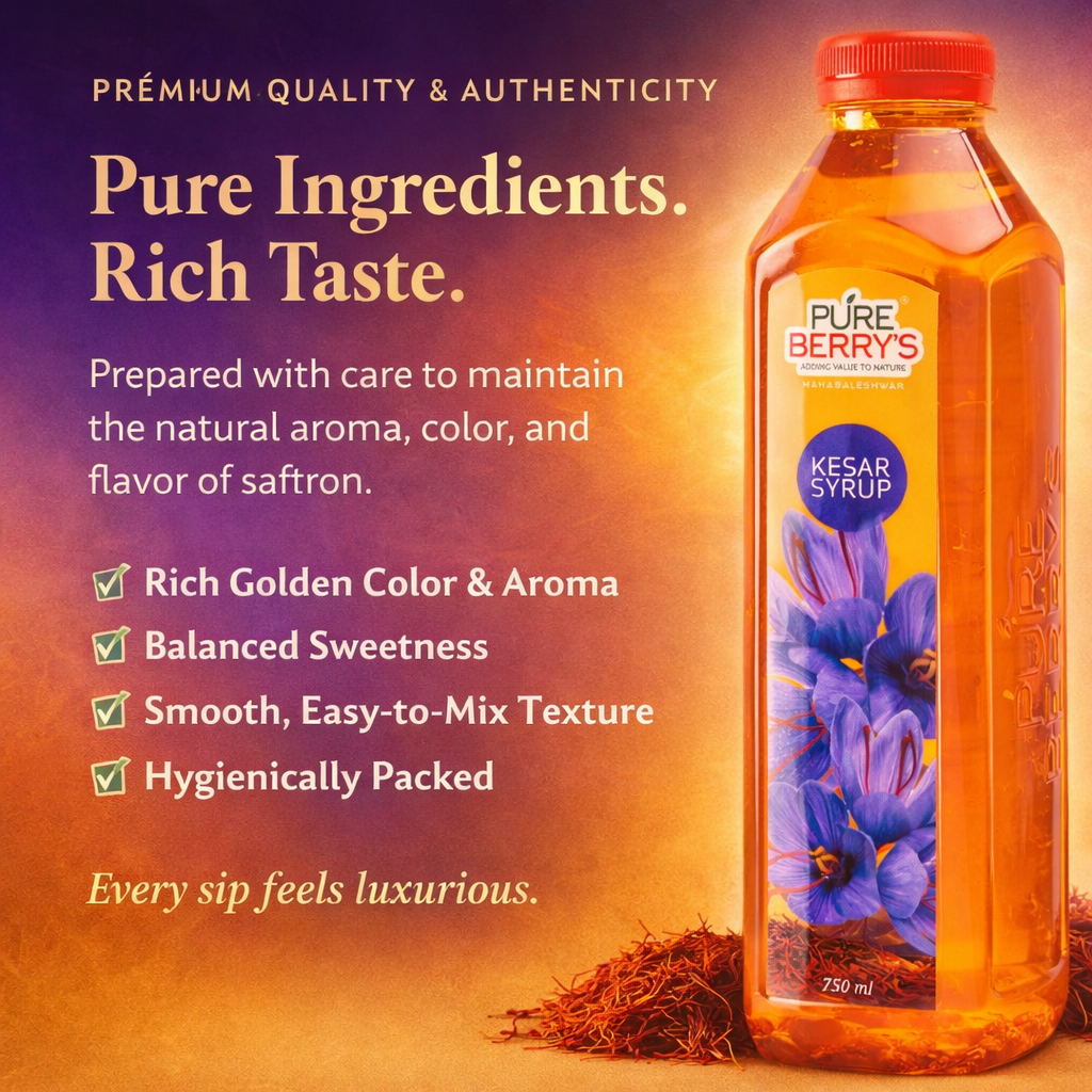 Kesar Syrup (750ml)