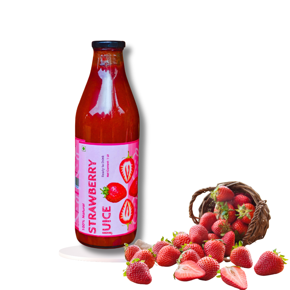 Natural Strawberry Juice (1 Ltr)