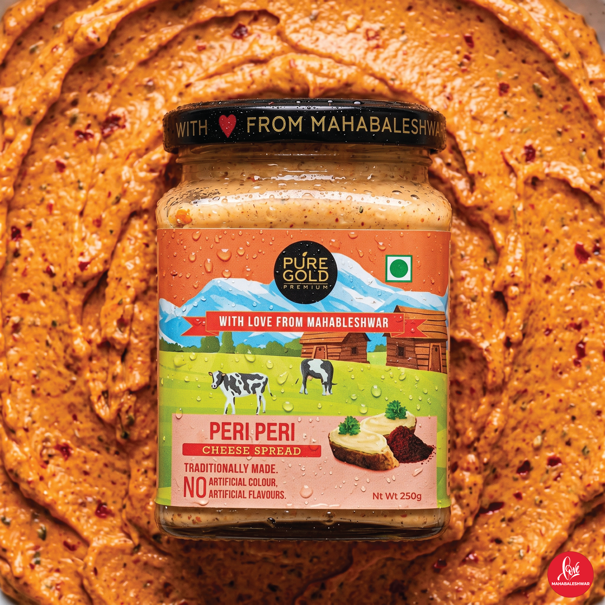 Peri Peri Cheese Spread (250gm)