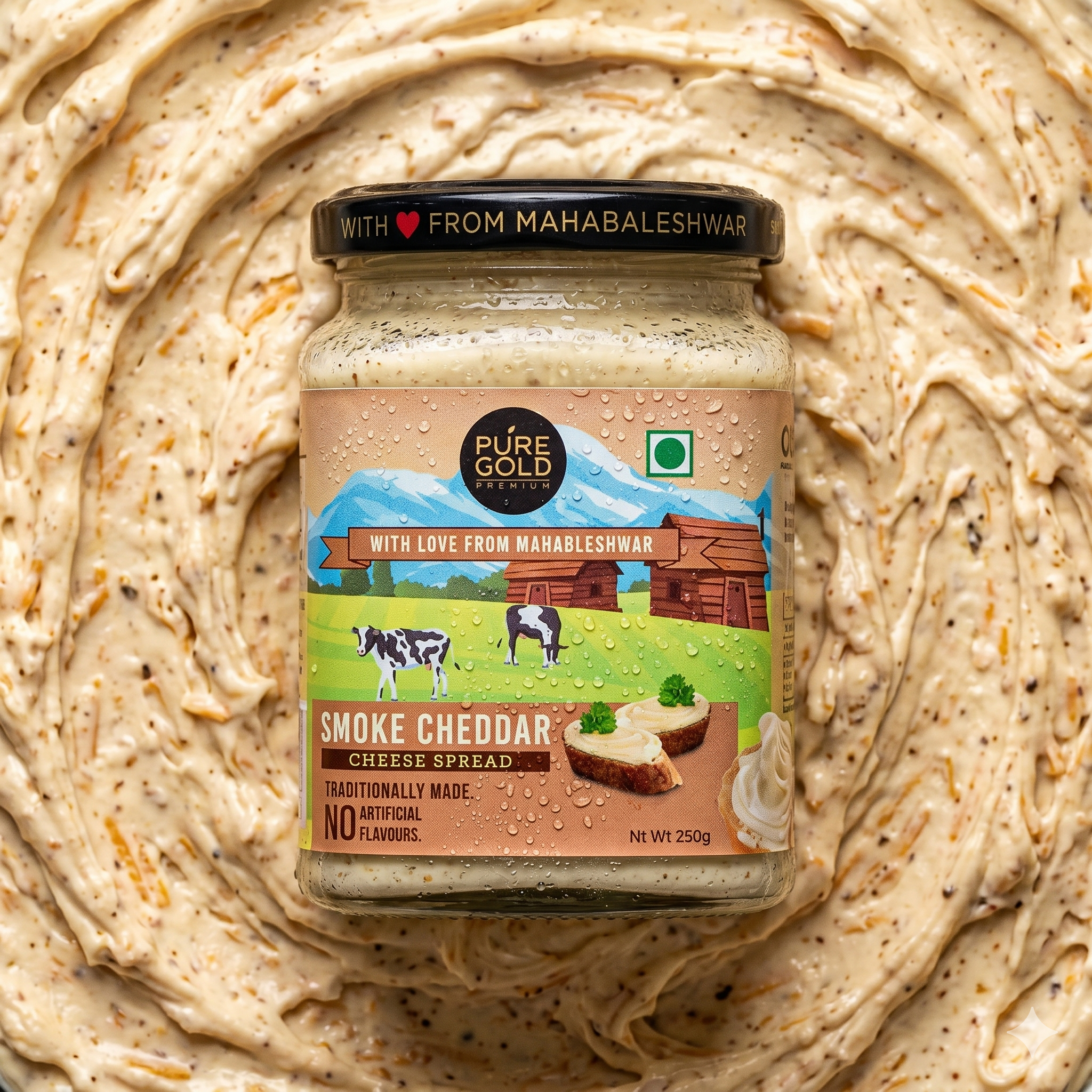 Smoked Cheddar Cheese Spread (250gm)