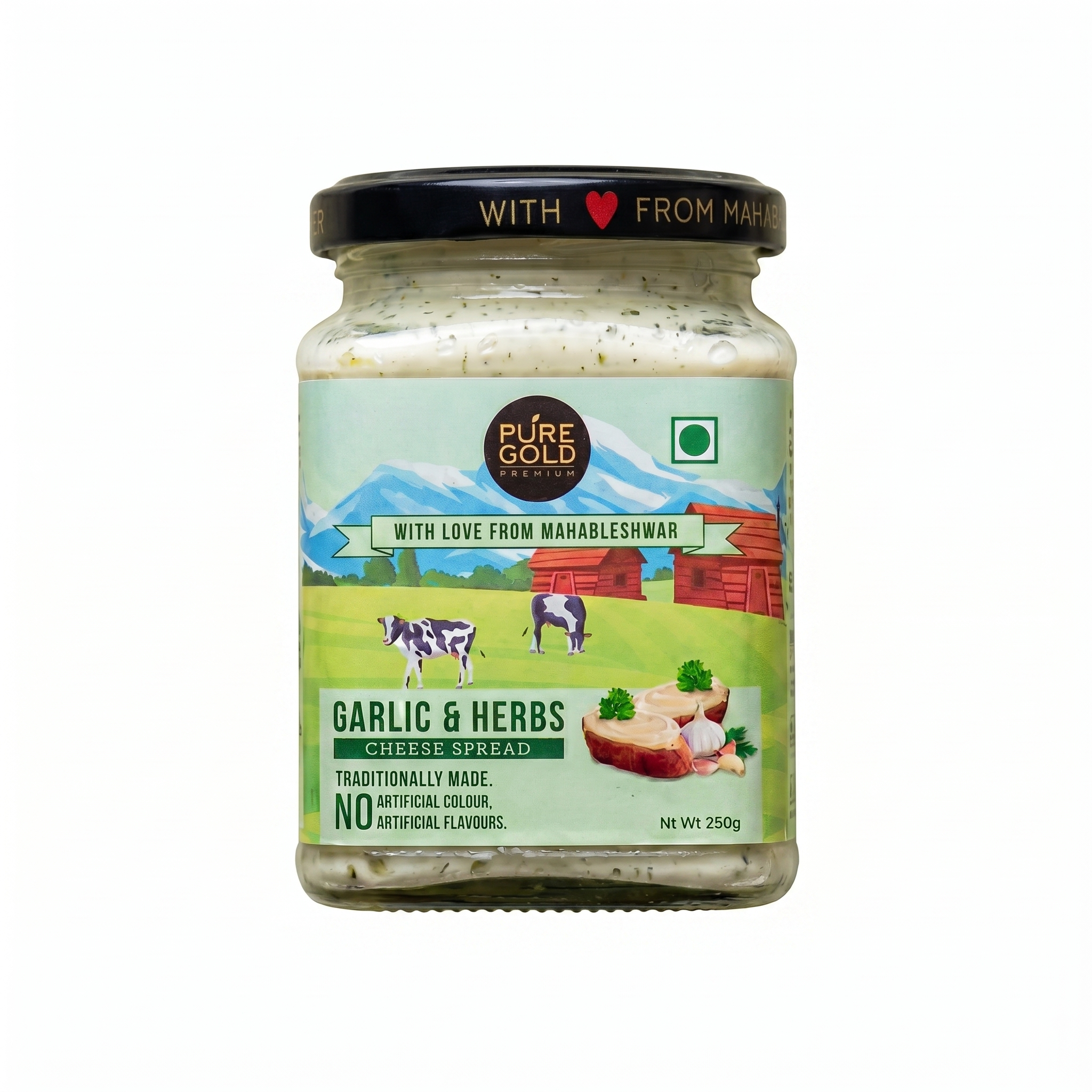 Garlic And Herbs Cheese Spread (250gm)