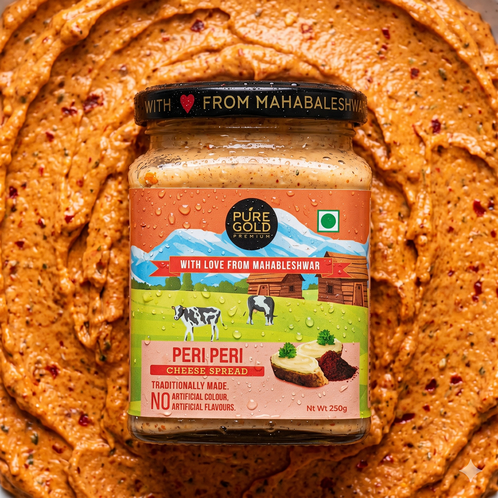 Peri Peri Cheese Spread (250gm)