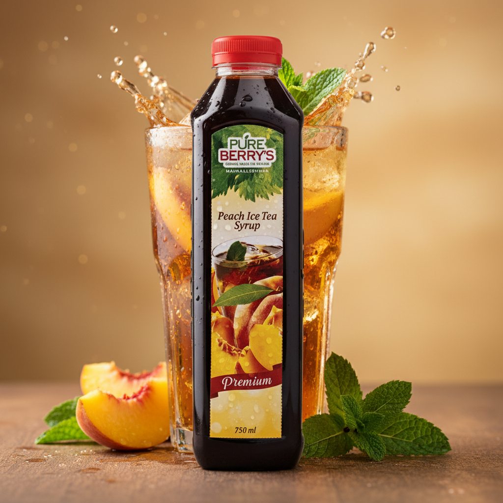 Peach Ice Tea Syrup (750ml)