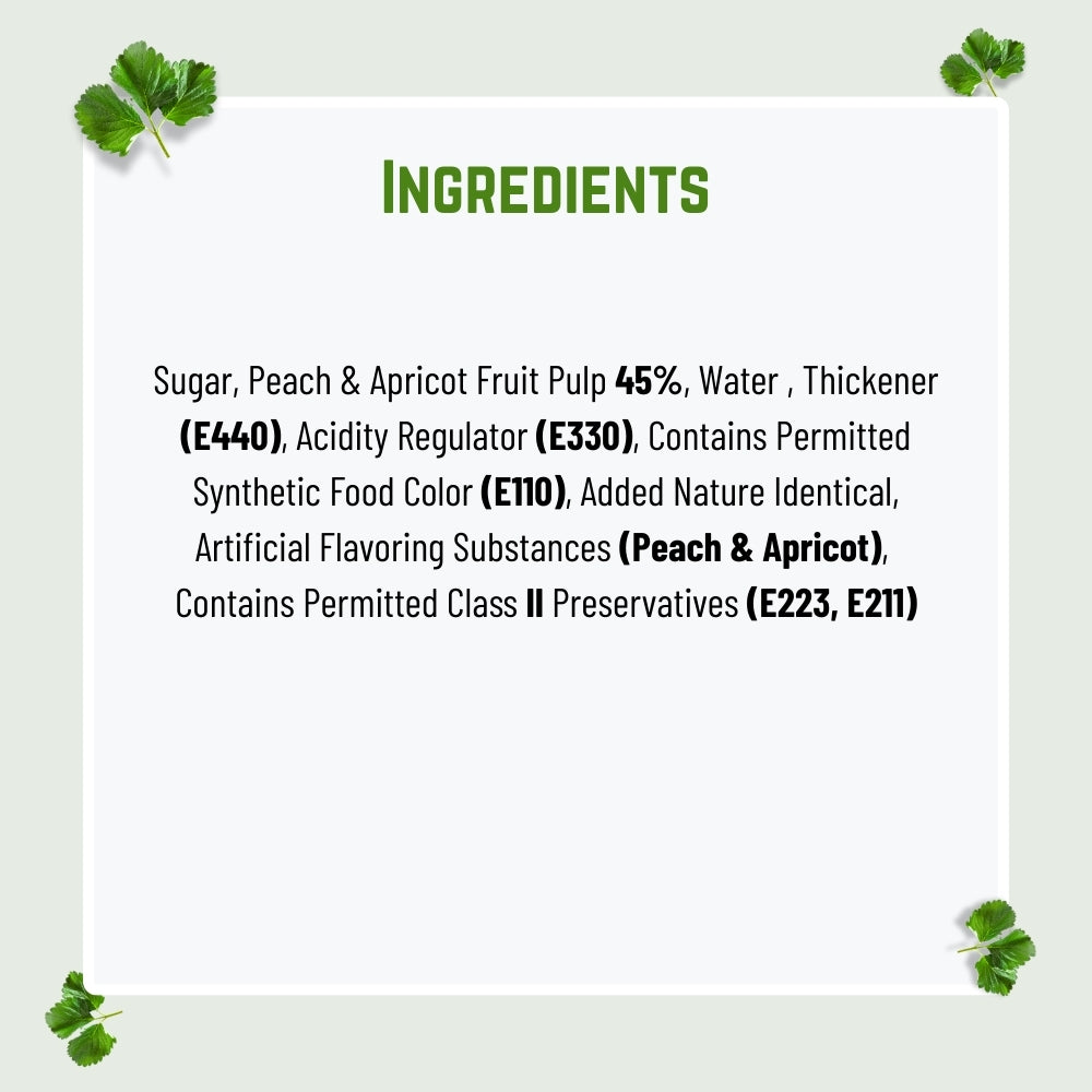 Peach & Apricot Preserve (350gm)