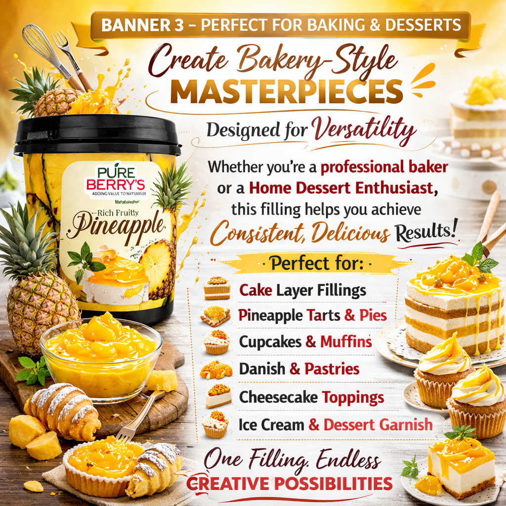 Pineapple Fruit Filling (1kg)