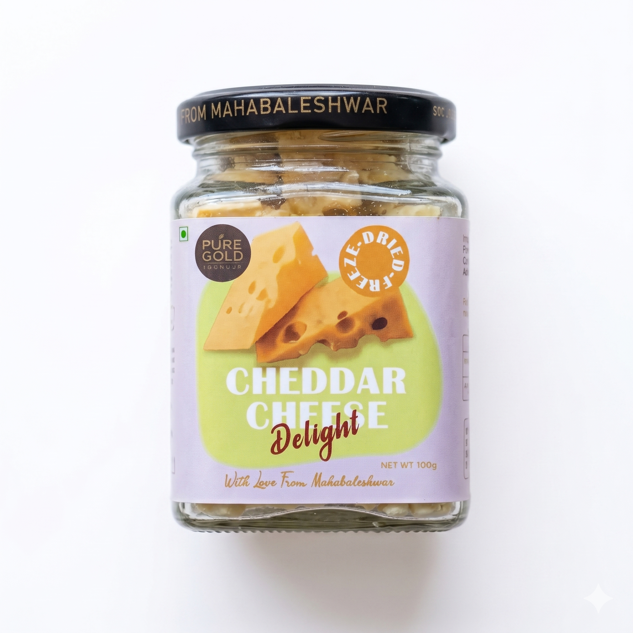 Pure Gold Dried Cheddar Cheese Delight