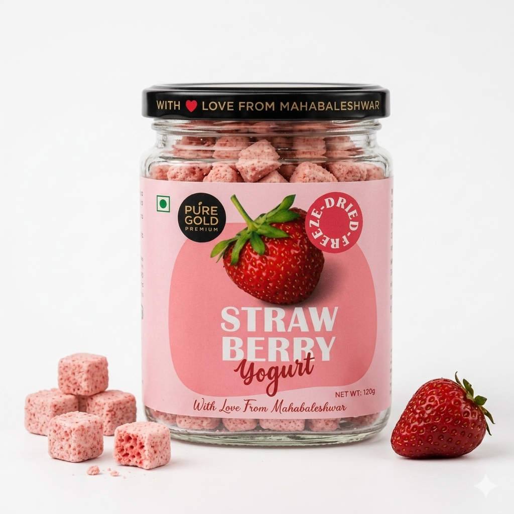 Pure Gold Dried Strawberry Yogurt