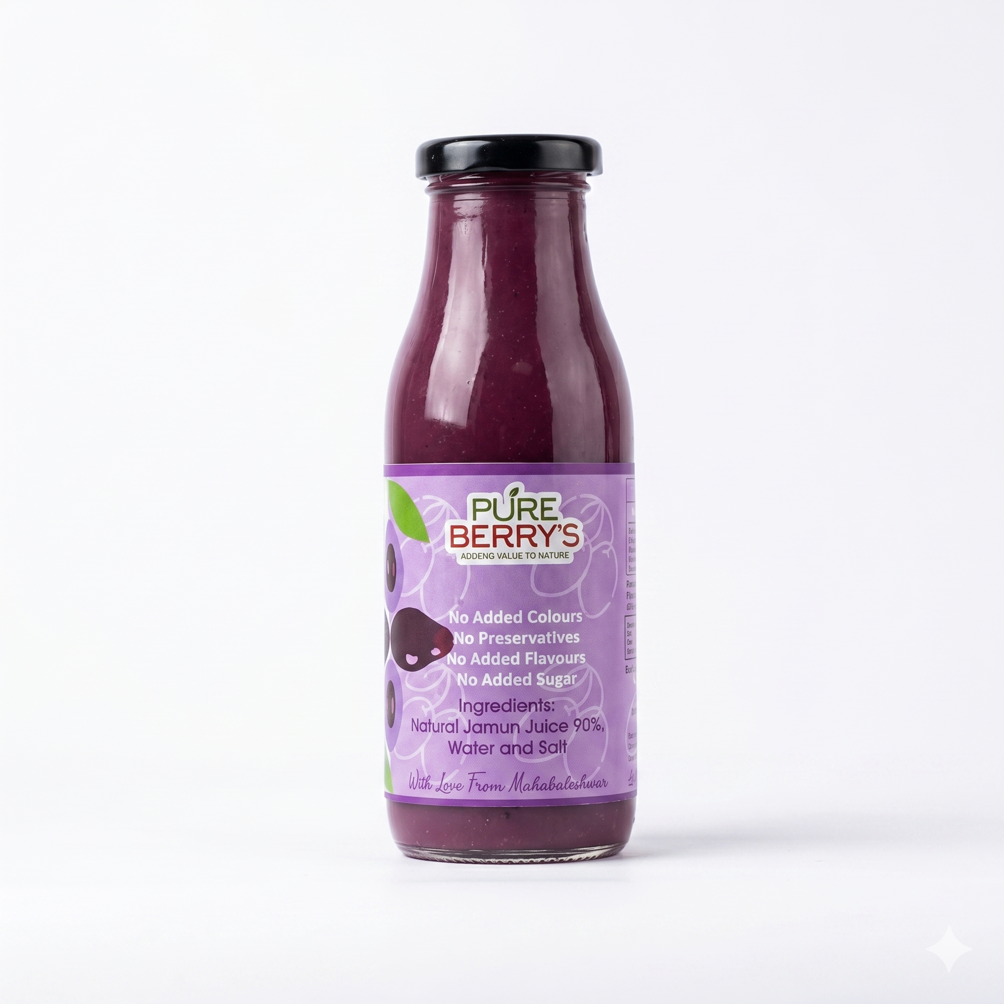 Natural Jamun Juice 90% Pulp