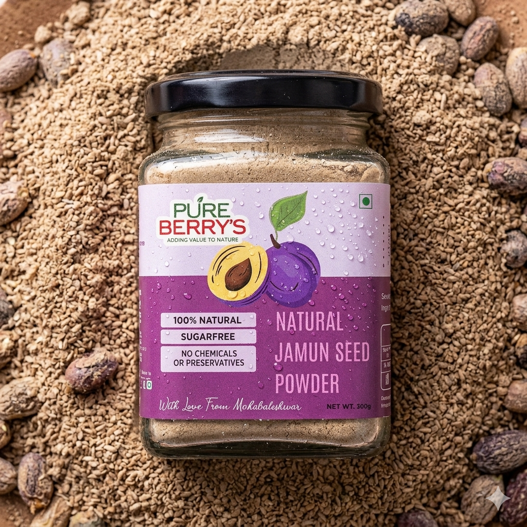 Natural Jamun Seed Powder (125gm)