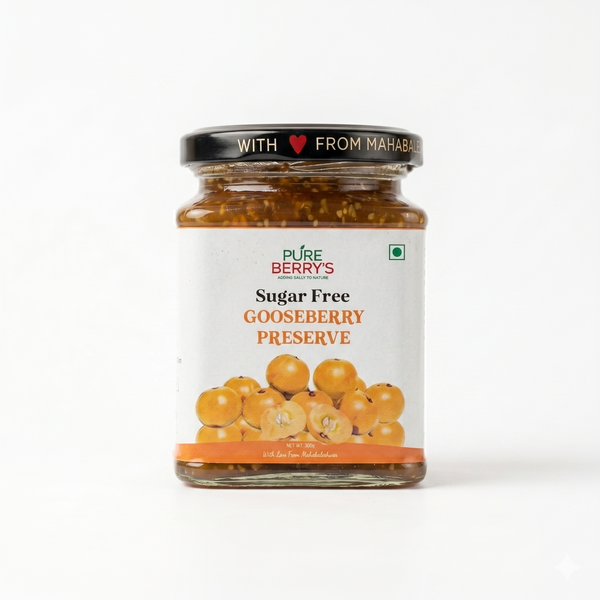 No Added Sugar Gooseberry Preserve