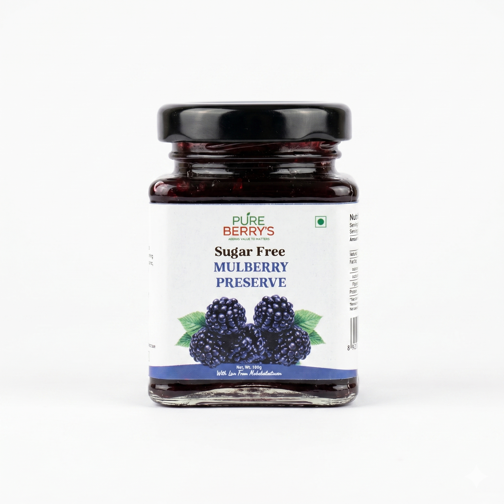 No Added Sugar Mulberry Preserve