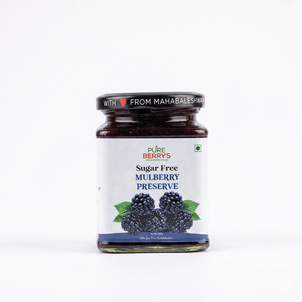 No Added Sugar Mulberry Preserve