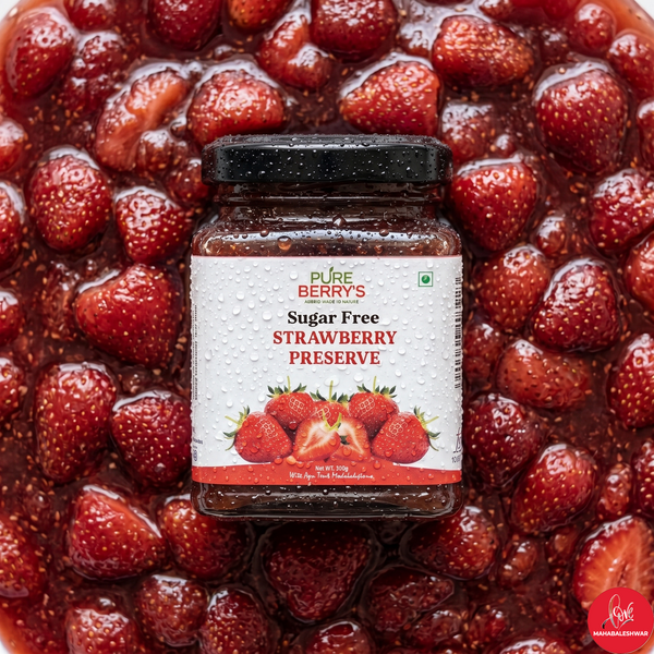 No Added Sugar Strawberry Preserve