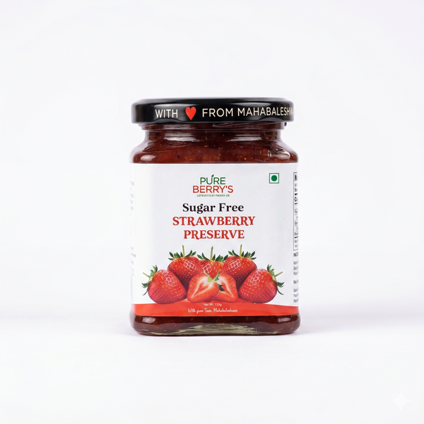 No Added Sugar Strawberry Preserve