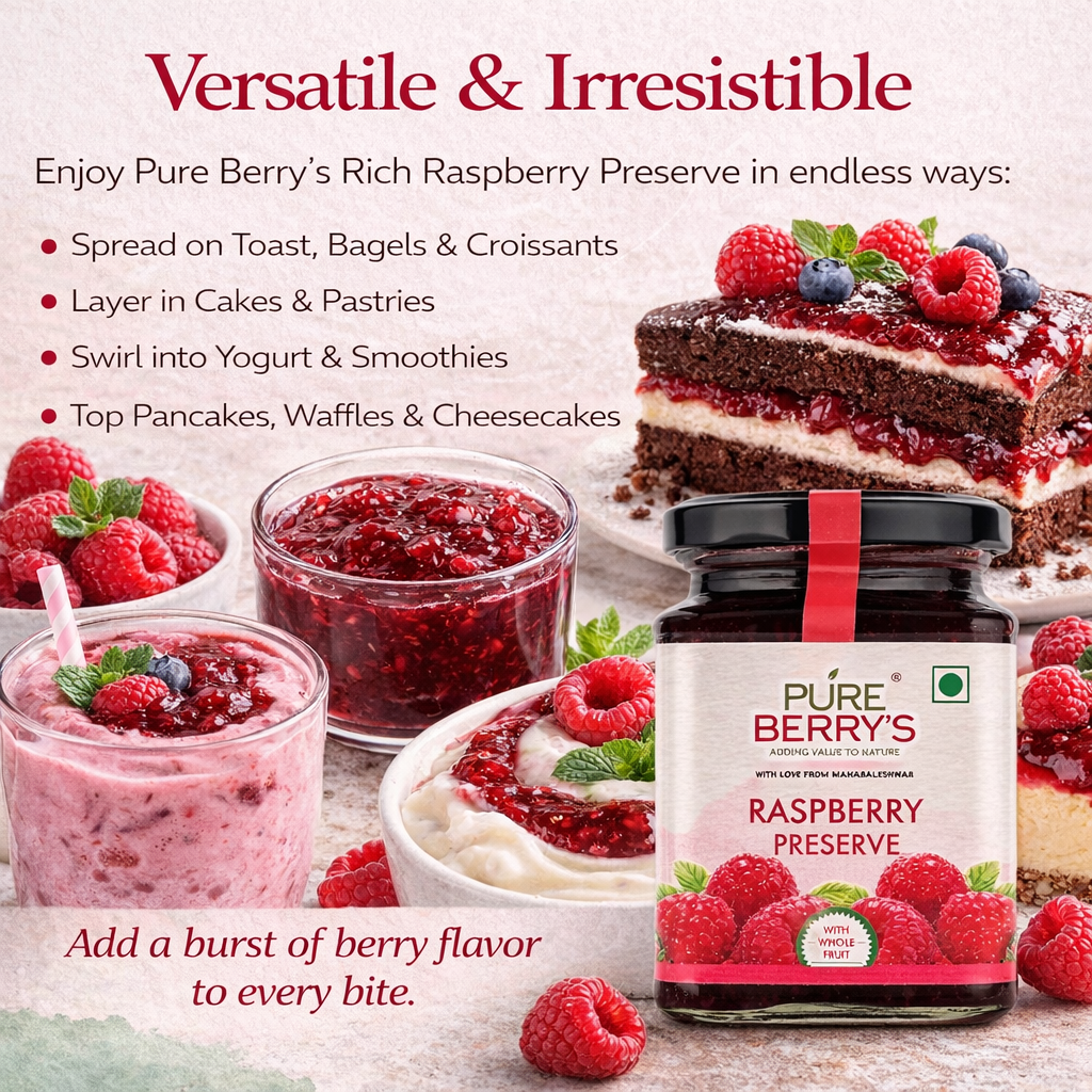 Raspberry Preserve (350gm)