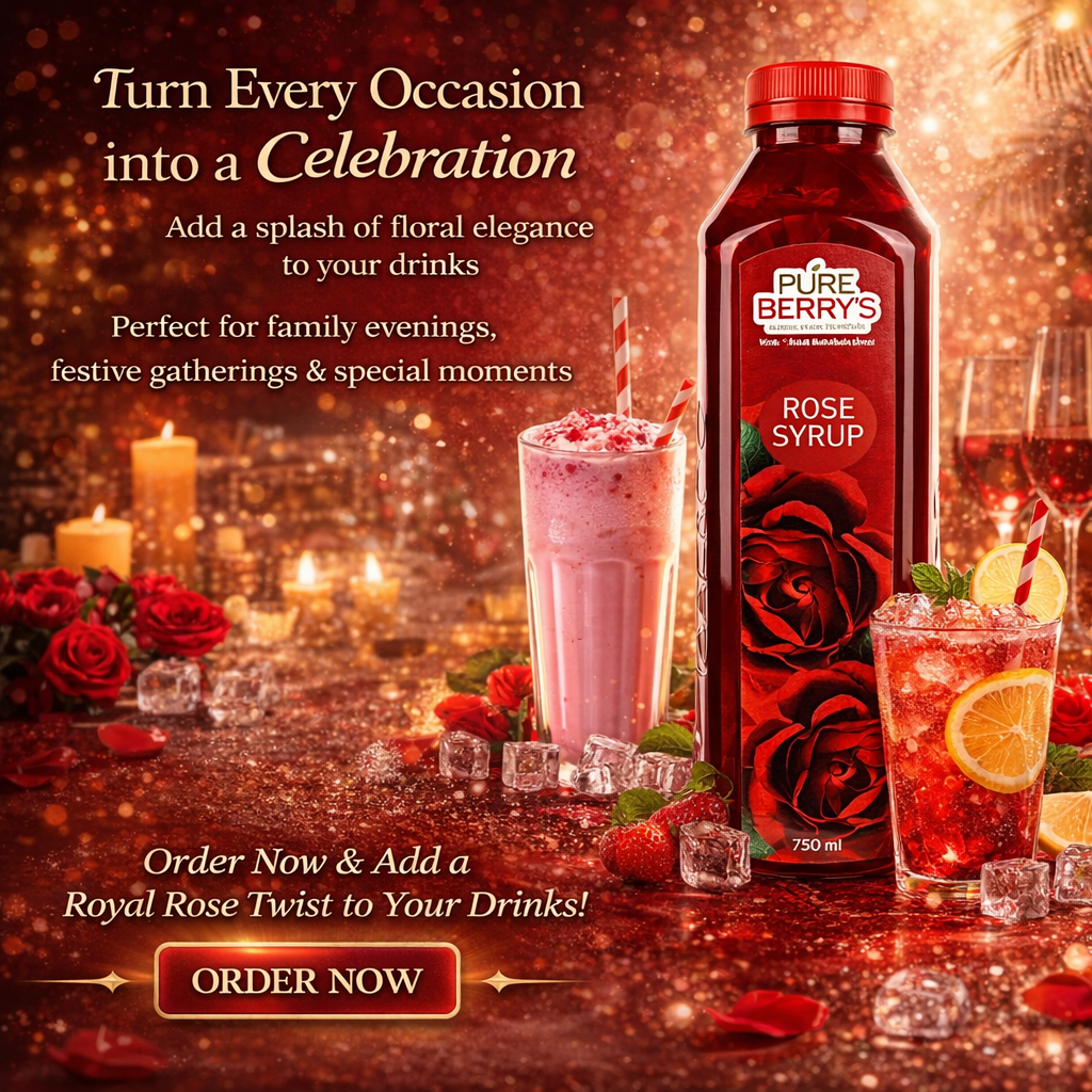 Rose Syrup (750ml)