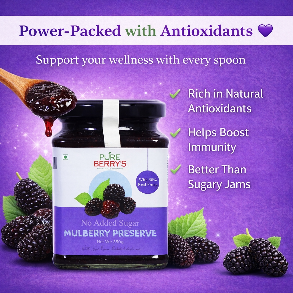 Sugar Free Mulberry Preserve - 350gm
