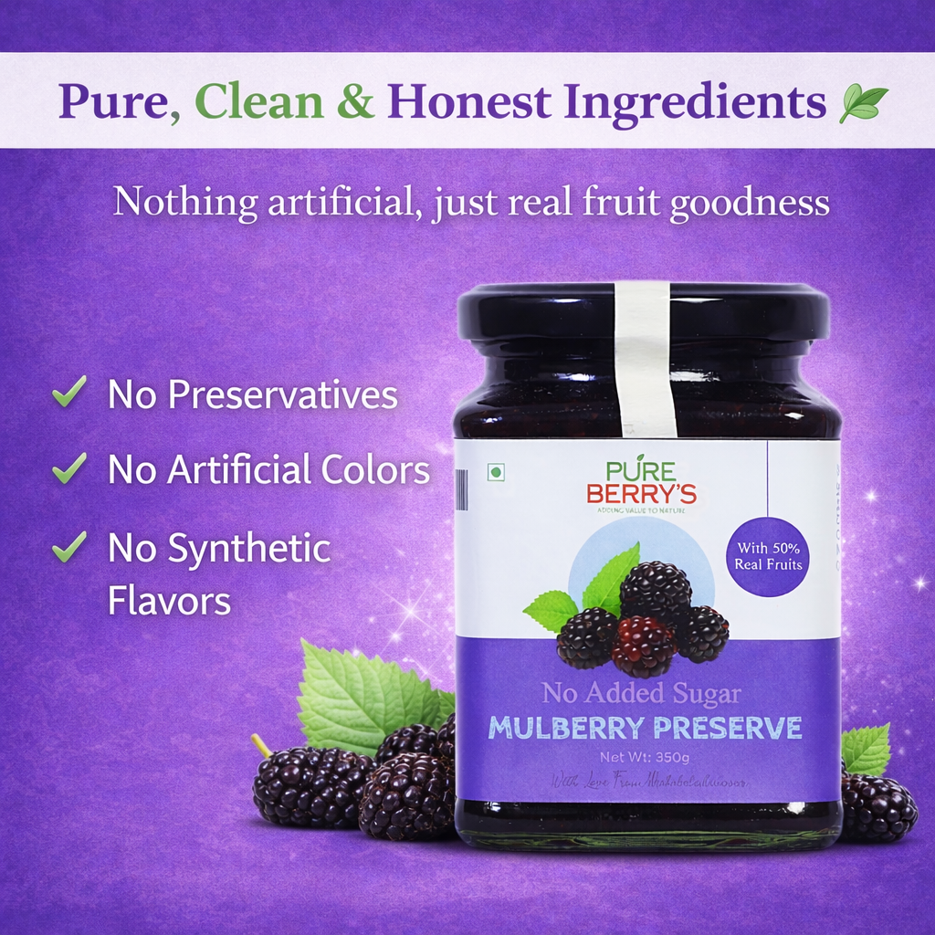 Sugar Free Mulberry Preserve - 350gm
