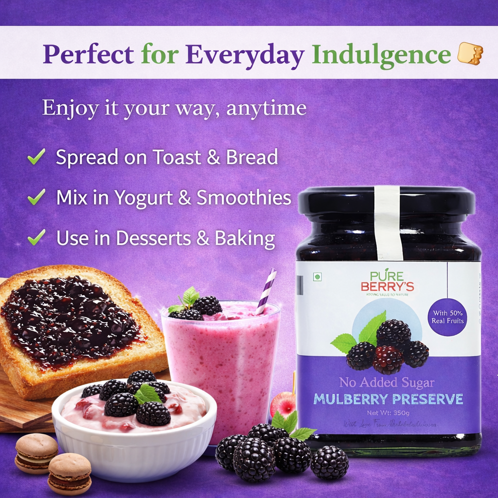 Sugar Free Mulberry Preserve - 350gm