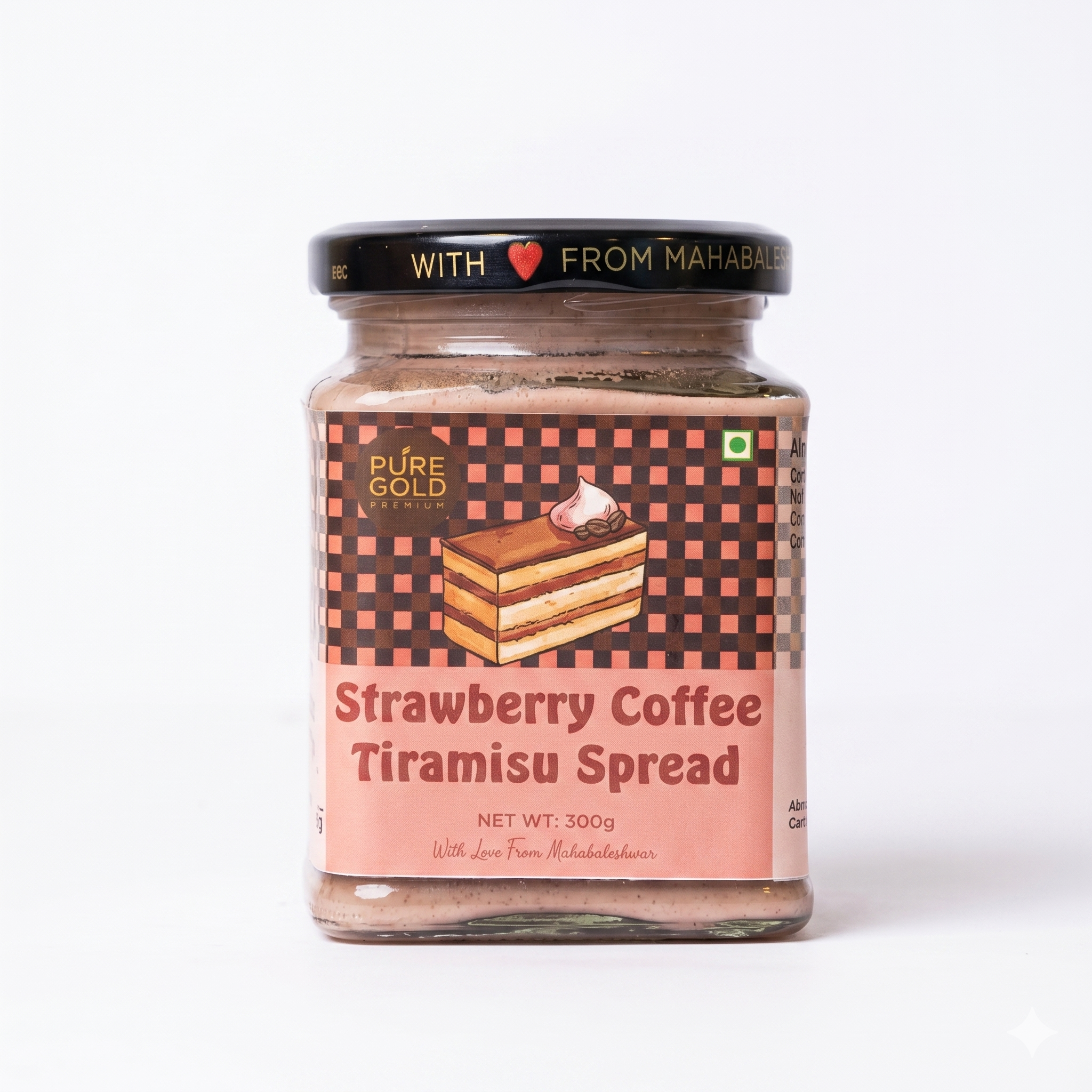 Strawberry Coffee Tiramisu Spread
