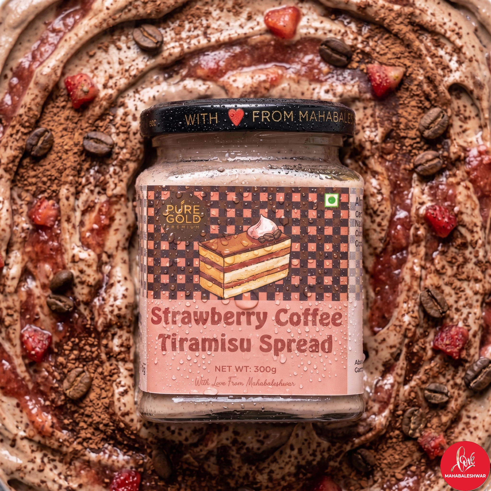 Strawberry Coffee Tiramisu Spread