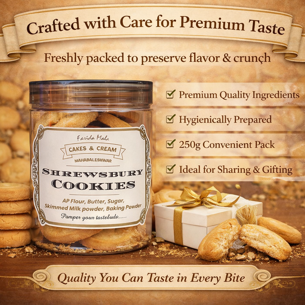 Shrewsbury Cookies - 250gm