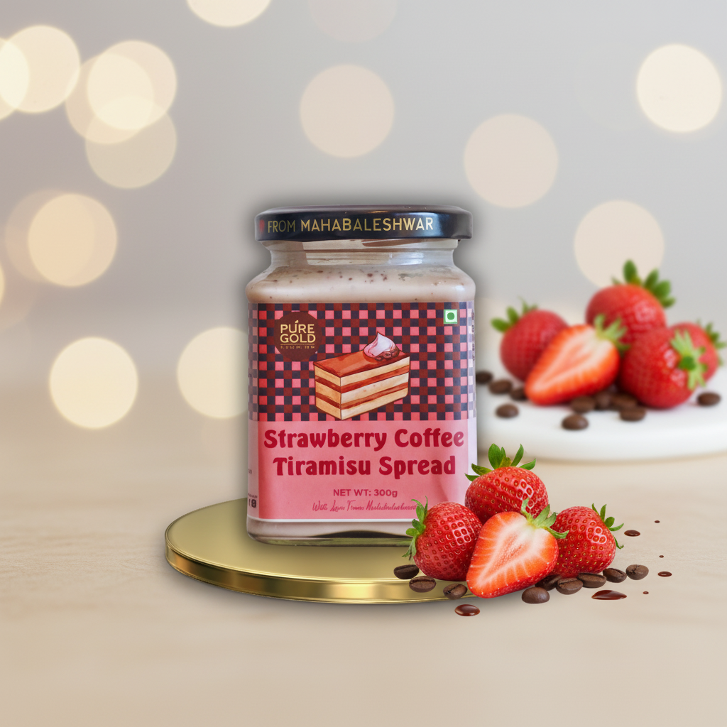 Strawberry Coffee Tiramasu Spread - (300gm)