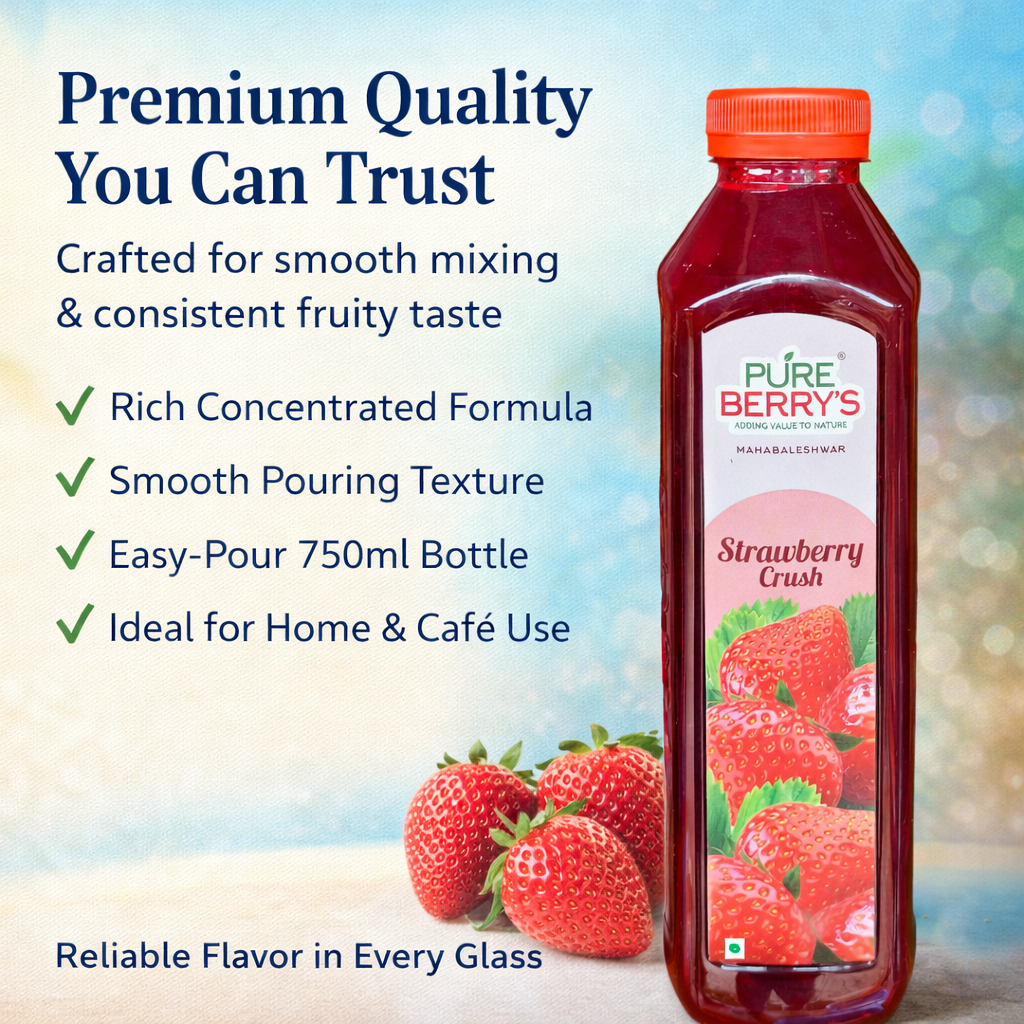 Strawberry Whole Fruit Crush (750ml