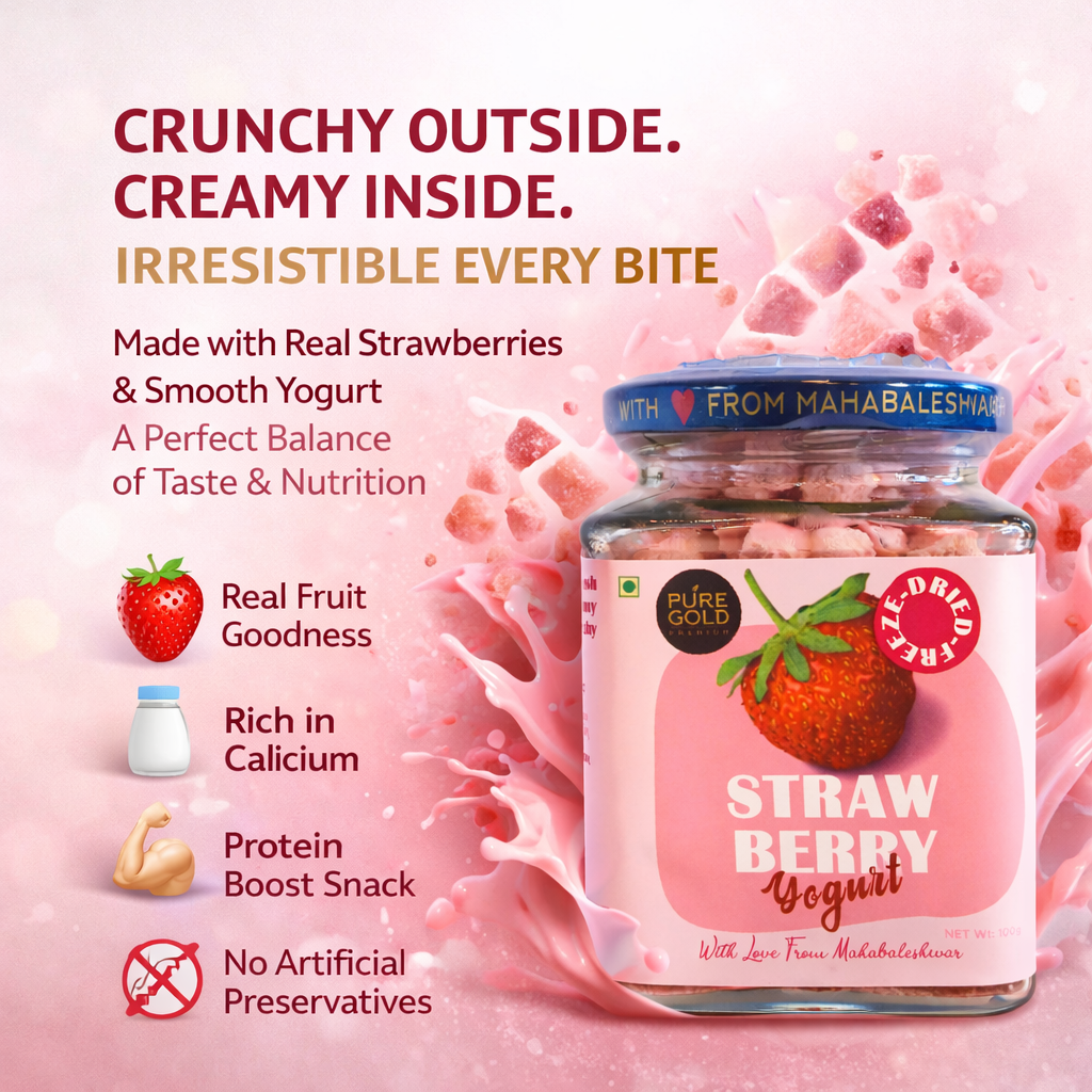 Pure Gold Dried Strawberry Yogurt
