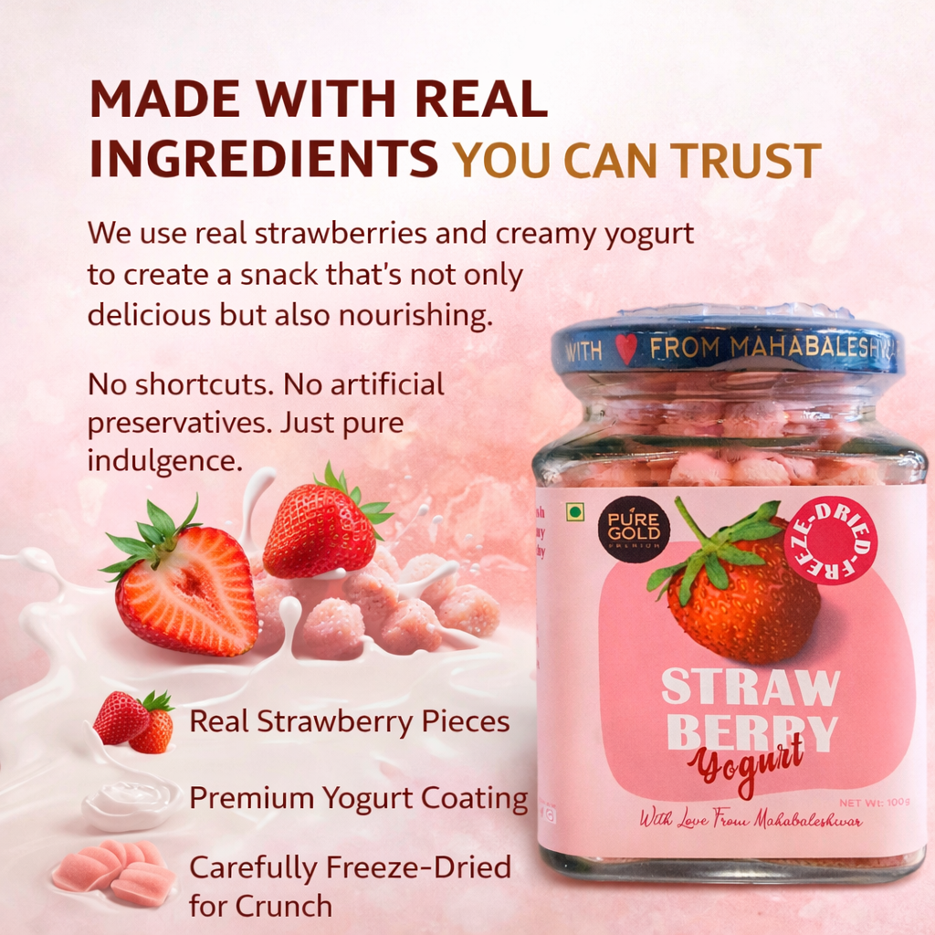 Pure Gold Dried Strawberry Yogurt