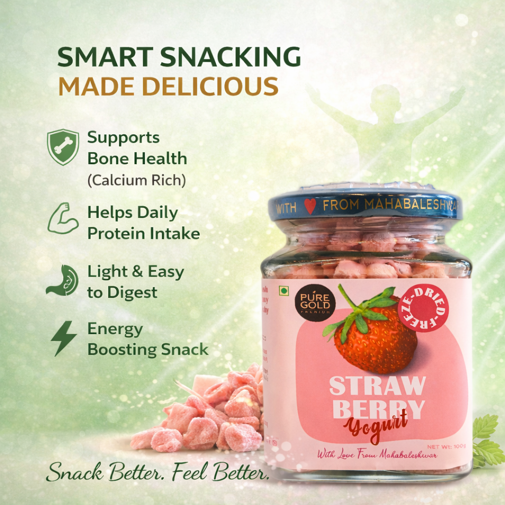 Pure Gold Dried Strawberry Yogurt