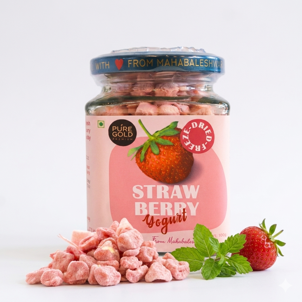 Pure Gold Dried Strawberry Yogurt